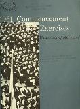 1961 Commencement Program