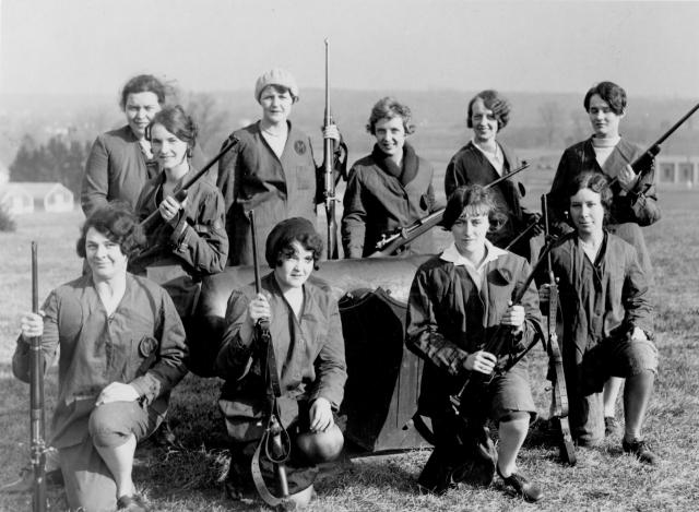 Women's Rifle Team, ca. 1920-1930
