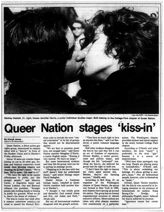 2.17.92 Queer Nation Kiss-In
