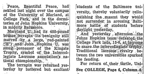 Peace Returns At 2 Colleges_Page_1 - 5-25-47 - WaPo